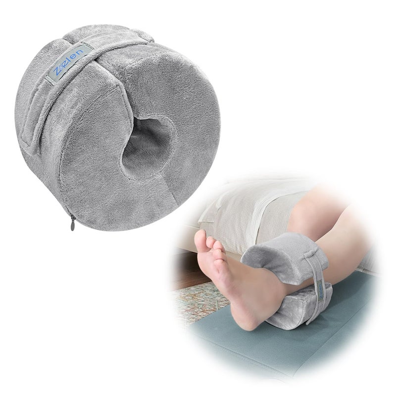 Zelen Foot Elevation Pillow Ankle Heel Elevator Wedge Foot Support Pillow Medical Ankle Cushion for Bed Sore Pressure Ulcer Sleeping Feet Leg Rest Elevated Support Foam Surgery Recovery (Small, 1PCS) - Image 1